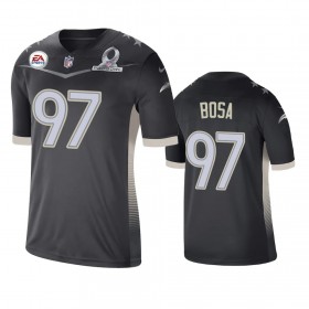Tröjor Los Angeles Chargers Joey Bosa 97 Game Anthracite 2021 AFC Pro Bowl - Män